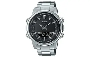CASIO Часы Men DRESS Black Watch AMW-880D-1AV