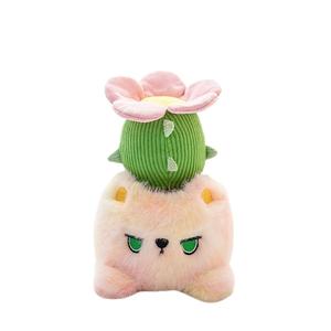 Милые плюшевые куклы в горшочках высота 17 см Velvet Mill