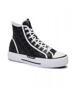 Кеды мужские Karl Lagerfeld спортивные высокие, черный