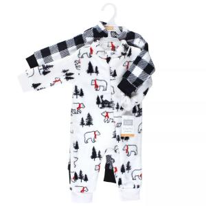 Плюшевые комбинезоны унисекс Hudson Baby, Winter Bear Hudson Baby, белый