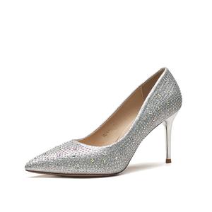 Zomila Серебряные лодочки на шпильке 8,5 см, цвет Silver