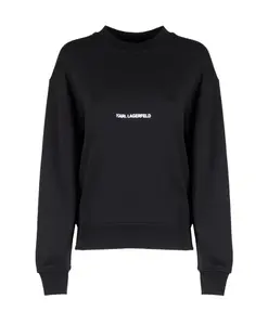 Толстовка с логотипом Essential Karl Lagerfeld, черный