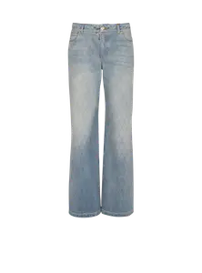 Прямые джинсы из денима Diamond Balmain, синий