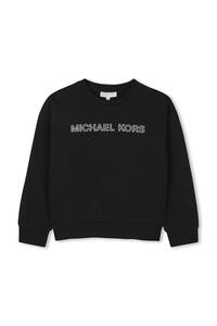 Детская хлопковая толстовка Michael Kors, черный