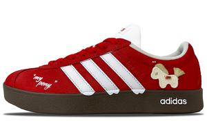 Adidas Абразивостойкие противоскользящие кроссовки для скейтбординга Unisex Red