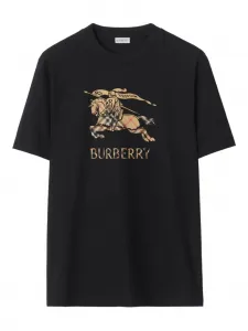 Футболка Equestrian Knight Burberry, черный