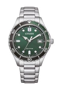 Мужские наручные часы AW1828-80X CITIZEN, зеленый