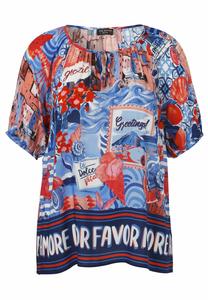 Футболка с принтом Via Appia Due, синий