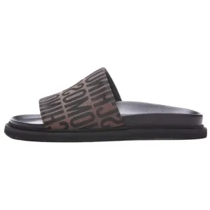 Шлепанцы женские коричневый Moschino