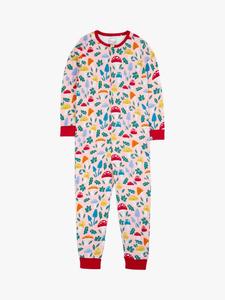 Детский комбинезон Zelah с длинными рукавами и молнией из хлопка Frugi