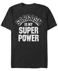 Мужская футболка с коротким рукавом Sarcasm Powers Fifth Sun, черный