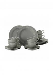 Сервиз кофейный Beat Color Glaze на 18 персон Beat Seltmann Weiden, серый