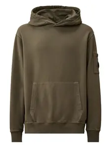 Толстовка с капюшоном и линзами C.P. Company, коричневый