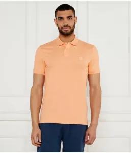 Поло Пассажир slim fit Boss Orange, оранжевый