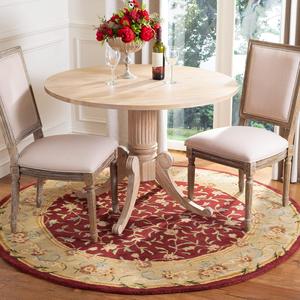 Ковер SAFAVIEH, 244 x 244 см, Bergama Collection Red / Dark Beige BRG164A ручной работы восточный премиум шерстяной