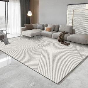 Budis Ковер 160х230 см из искусственной шерсти для гостиной/спальни, полосатый, утолщенный, в скандинавском стиле