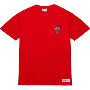 Mitchell Ness Футболка Mitchell & Ness x NCAA Texas Tech Red Raiders Red Premium мужская красная