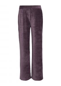 QS Широкие брюки в цвете баклажан