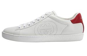 Кроссовки GUCCI Women's Ace 'Interlocking G - White Red' Women's
