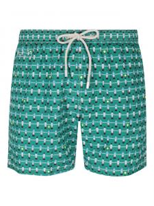 Плавки-шорты MC2 Saint Barth Lighting, зеленый