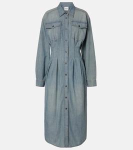 Платье-рубашка Nolwen из шамбре Marant Etoile, синий