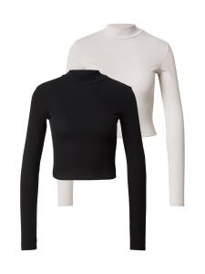 Лонгслив ABOUT YOU Maja, Cream/Black