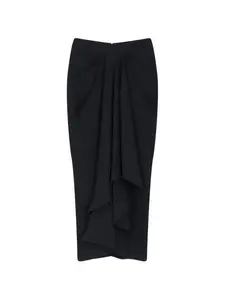 Драпированная юбка Givenchy, черный