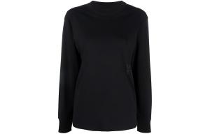 Топ из хлопка с блестками и логотипом Alexander Wang, черный