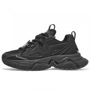 Bow And Arrow 1 Амортизирующие Увеличение Роста Износостойкие Легкие Низкие Массивные Кроссовки Unisex SK.TRIP, Глубокий Черный (Со Шнурками)