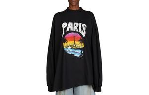 Футболка женская черная Balenciaga