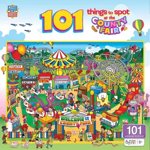 101 вещь, которую нужно увидеть на ярмарке округа - пазл из 101 элемента Masterpieces Puzzles, multicolor