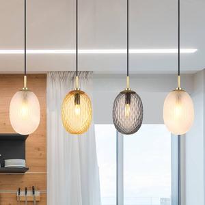 Подвесной светильник Globo Lighting Devin Typ B, дымчатое стекло / железо - 4-х ламповый