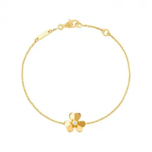 Van Cleef & Arpels Браслет Frivole из желтого золота 18K с бриллиантами