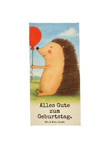 Mr. & Mrs. Panda Дизайн банного полотенца в виде ежика и воздушного шара с надписью белого цвета