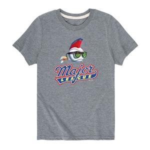 Футболка с графическим изображением титула Высшей лиги для мальчиков 8–20 лет Licensed Character, серый