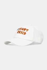 Бейсболка с козырьком хлопковая SAHEART Samsoe Samsoe, белый