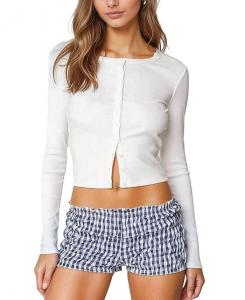 Кардиан Shilo с рубчиком Edikted, белый