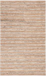 Ковер SAFAVIEH, 92 x 153 см, Natura Collection, Natural & Brown, дизайн Rustic Farmhouse, ручной работы из шерсти и джута, идеально для гостиной, спальни, столовой (NAT501T-3)