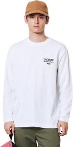 Мужская футболка с длинным рукавом Lacoste Game Set and Match, белый
