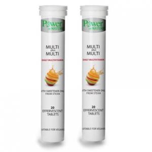 Акция Multi Plus Multi Daily Multivitamin - 2x20 шипучих таблеток Power Of Nature