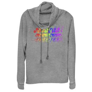 Пуловер с хомутом и хомутом в стиле психоделического мира Disney Mickey Mouse для юниоров. Топ Licensed Character