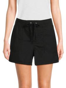 Хлопковые шорты DKNY, черный