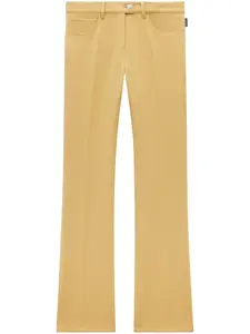 Брюки bootcut Courrèges, желтый
