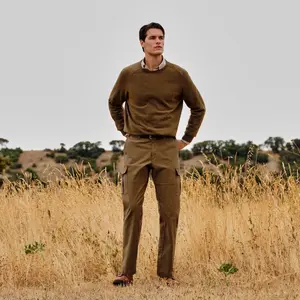 Мужские хлопковые карго-штаны Verhunt, зеленый