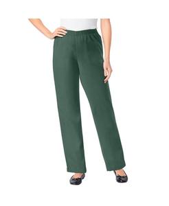 Женские джинсы Within Fineline Stretch Denim Wide-Leg Pull-On Woman Within, Pine