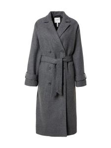 Пальто OBJECT Between-Seasons Coat OBJKEILY, темно-серый