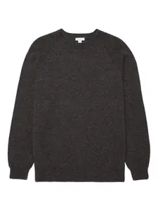 Джемпер с длинными рукавами Sunspel, зеленый