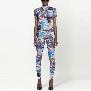 Футболка женская многоцветная Balenciaga