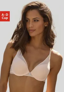 Бюстгальтер пуш-ап S.Oliver "Zoè" из модной сетки в полоску, цвет Rose