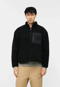 Флисовая куртка с логотипом Gap, True Black